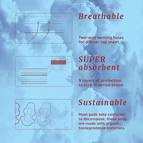 August Organic Liners, 100% Certified Organic Cotton, Compostable Wrappers, Toxin Free, Fragrance Free, Hypoallergenic, 32 Liners #TOP3