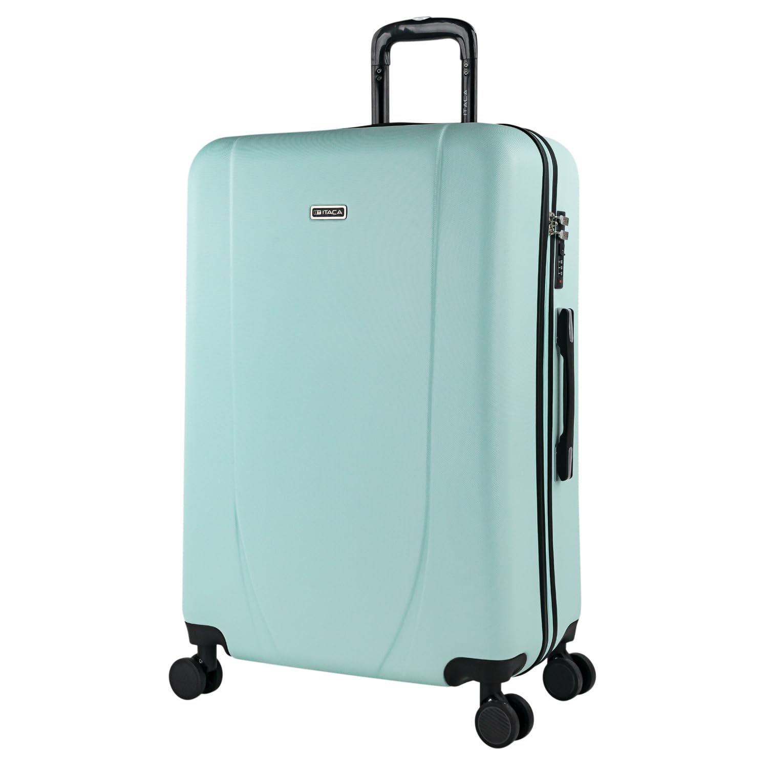 ITACA - Maletas Medianas - Maleta Mediana 4 Ruedas, Maleta Viaje Mediana, Maletas De Viaje, Maleta Mediana. Candado con combinacion, Verde Menta