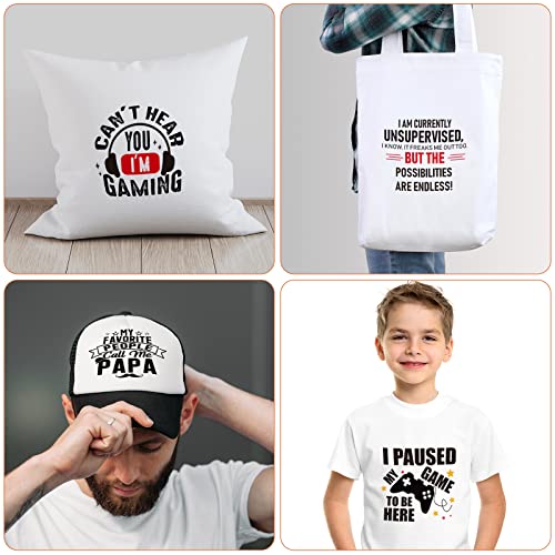 12 Pieces Heat Transfer Vinyls Htv Iron On Vinyl Cute Diy Htv Vinyls Colorful Vinyl Sheets Hat Cars Vinyl Paper For Christmas Valentine's Day Diy St. Patrick's Day Crafts Supplies (Delicate Style) #TOP6