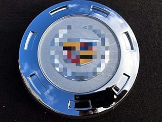 Tuesnut 2007-2014 Escalade ESV 2007 - 2013 Escalade EXT Wheel Center HUB Cap Colorful Crest Silver 7-Spoke 22” Wheels ONLY Replace # 9596649 (1)