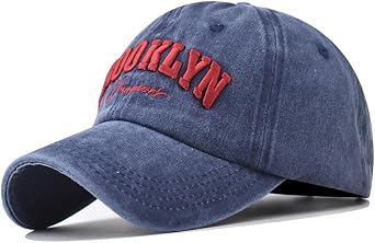 Classic Baseball Brooklyn Embroidered Cap Classic Vintage Cotton Cap Neutral Baseball Cap Outdoor Cap