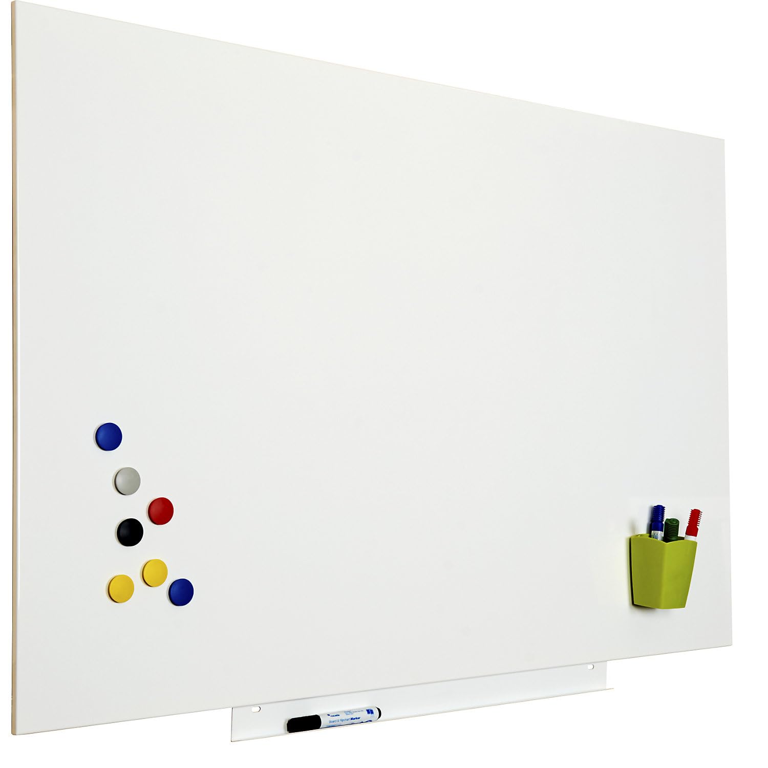 Rocada | Pizarra Blanca Magnética con acabado mate | Pizarra para Proyector | Sin Marco | Borrado en Seco | Fácil de Borrar | 115x75 cm