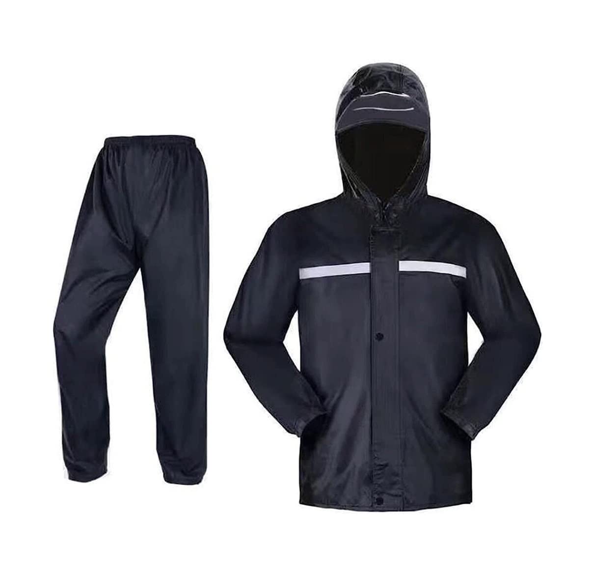 Poncho Antipioggia Impermeabile Impermeabile Tute Rain Gear Ciclismo Rain Coats Cover Men Rain Poncho Jacket Mantella Antipioggia(XXL)