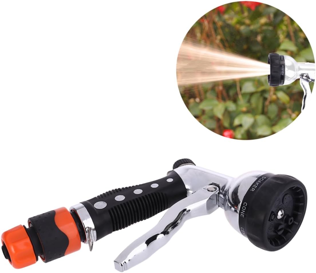 Ergonomic Car Gun Garden Hose Nozzle Spray Car Wash Nozzle Water-saving Design