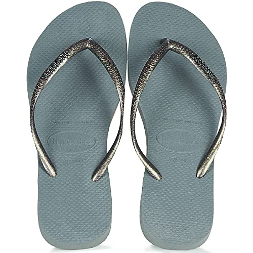 Image of Havaianas Women's Slim Metallic Logo Sandals