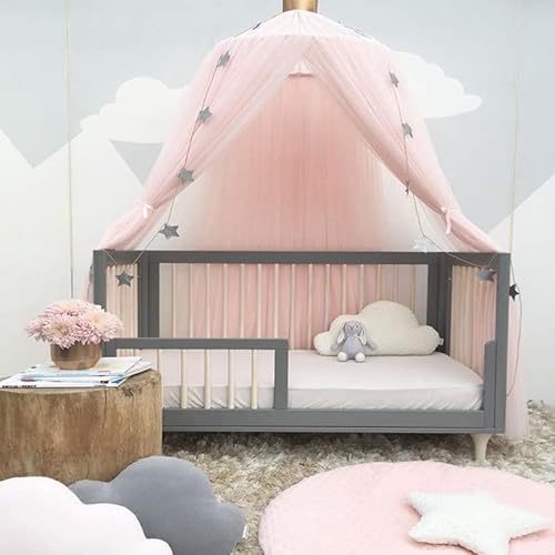 Pinkrin Bed Canopy for Girls, Canopy for Girls Room with