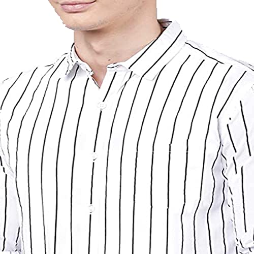 Image of Man Slim Fit Cotton Casual Shirt
