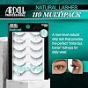 Ardell False Eyelashes, Natural Lashes 110 - Lightweight Reusable Strip, Eye-Lifting Effect, 5 Pairs + Bonus Pair