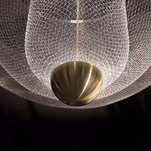 Plafonnier géométrique en maille pour salon et salle à manger moderne