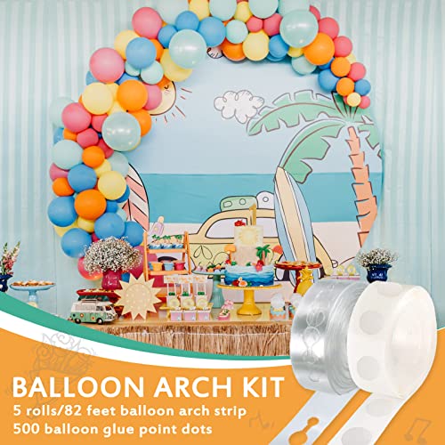 Balloon Arch Kit, 82ft Easy DIY Balloon Decorating Garland Strip and 500Pcs Glue Point Dots Tape for Balloon Arch, Decorations Making - Image 3