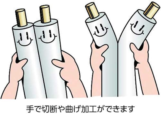 Amazon.co.jp: フレア加工済空調配管セット (家庭用) ホワイト 2分3分