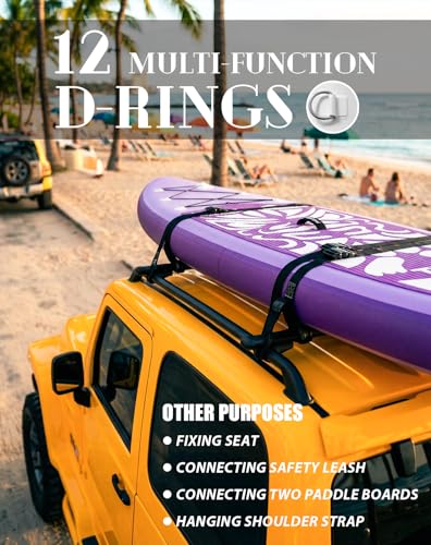 Image of FunWater Inflatable Stand Up Paddle Board with Beginners SUP Accessories
