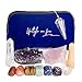 Healing Crystals & Chakra Gemstones Set - 12 Piece Set with Crystals and Healing Stones to Align Your Chakras to Energize and Bring Prosperity-Amethyst, Rose & Clear Quartz, Obsidian, Tigers Eye