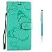 Produktbild Grandoin Sony Xperia L2 Hülle, Handyhülle für Sony Xperia L2 Handytasche PU Leder Flip Cover Case mit Etui Case (Grün)