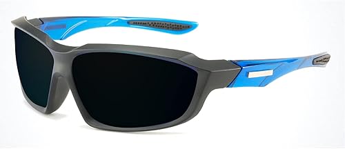 Miniatura 2 de mincl Lentes de sol polarizados de lectura de lente completa para hombres, conducción, correr, deportes, lector cuadrado, protección UV, estilo