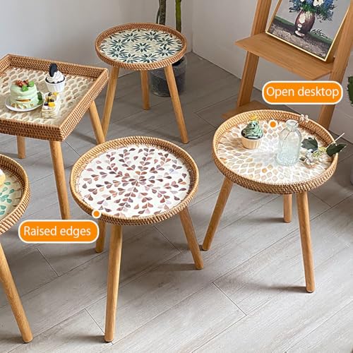 Table d'appoint en rotin : l'esprit d'un été éternel dans votre maison