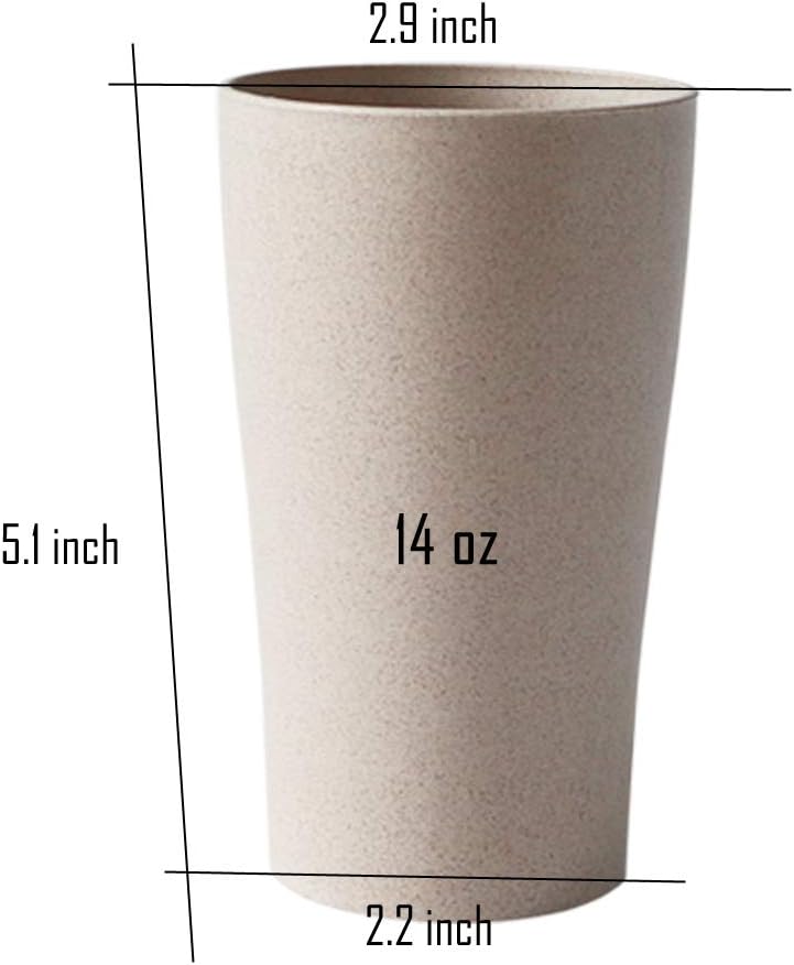 Lowest Price Greenandlife 400ml/14oz Set 6 Multicolor Mug for Coffee, Tea, Water, Milk, Juice, Wheat Straw Cup, Unbreakable,Non-toxin, BPA free and Healthy for Kids Children Toddler & Adult One-Day Sale: Up to 80% Off Greenandlife 400ml/14oz Set 6 Multicolor Mug for Coffee, Tea, Water, Milk, Juice, Wheat Straw Cup, Unbreakable,Non-toxin, BPA free and Healthy for Kids Children Toddler & Adult