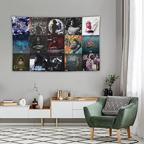 Qaiugi Album Collage Flag Banner Tapestry For Teen Bedroom Wall Hanging College Decor 3X5 Feet Indoor Outdoor Poster #TOP5