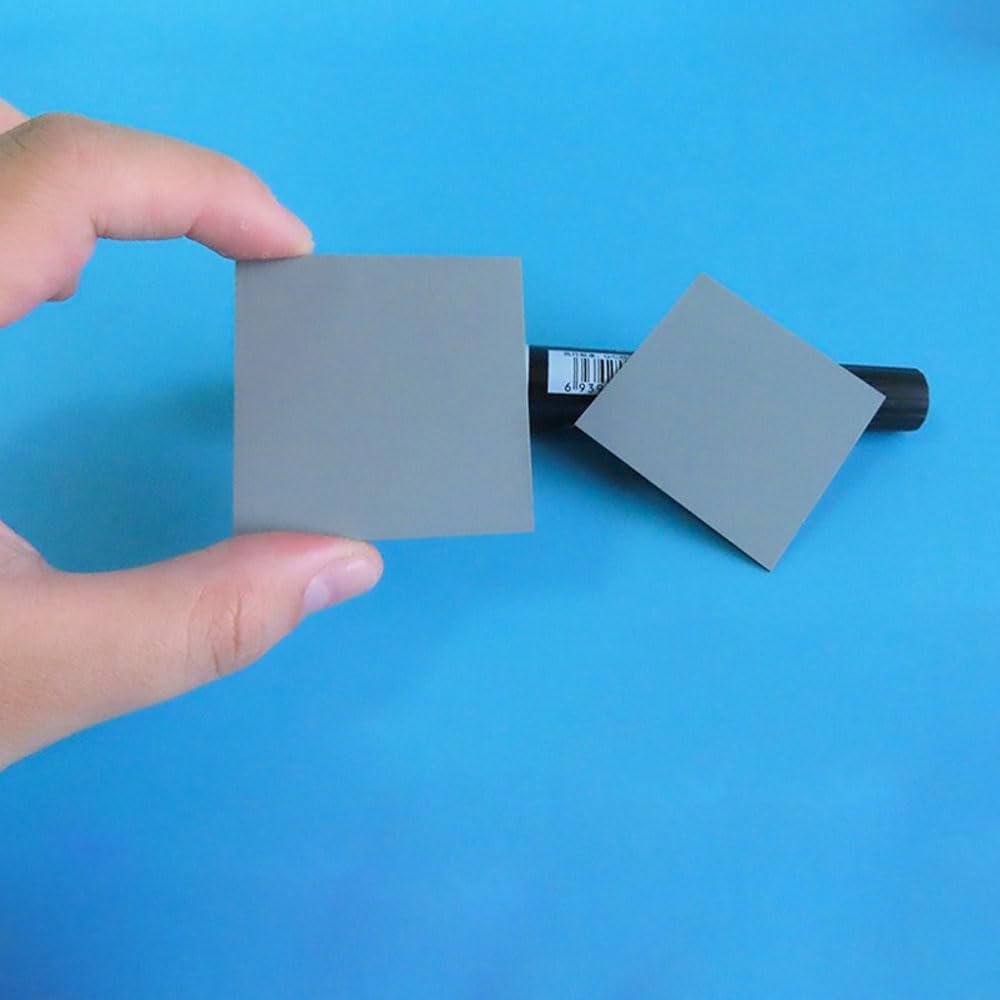 1pcs Si3N4 Silicon Nitride Ceramic Sheet - Ultra-Thin, High Hardness, High Temperature Resistant Insulating Substrate(10x10x0.72mm)