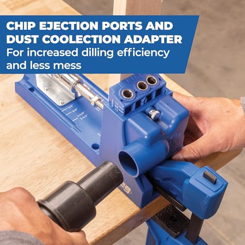 Image of Kreg K4 System - With R3 Jig, Drilling Guide & Dust Collection - Adjustable, Versatile Jig - Create Rock-Solid Joints - For Materials 1 /2 inch to 1 1 /2 inch Thick - K4SYSTEM