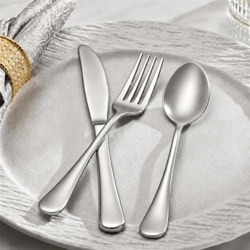 60 PC, Bulk Kitchen Silverware Set for 20 - image 4