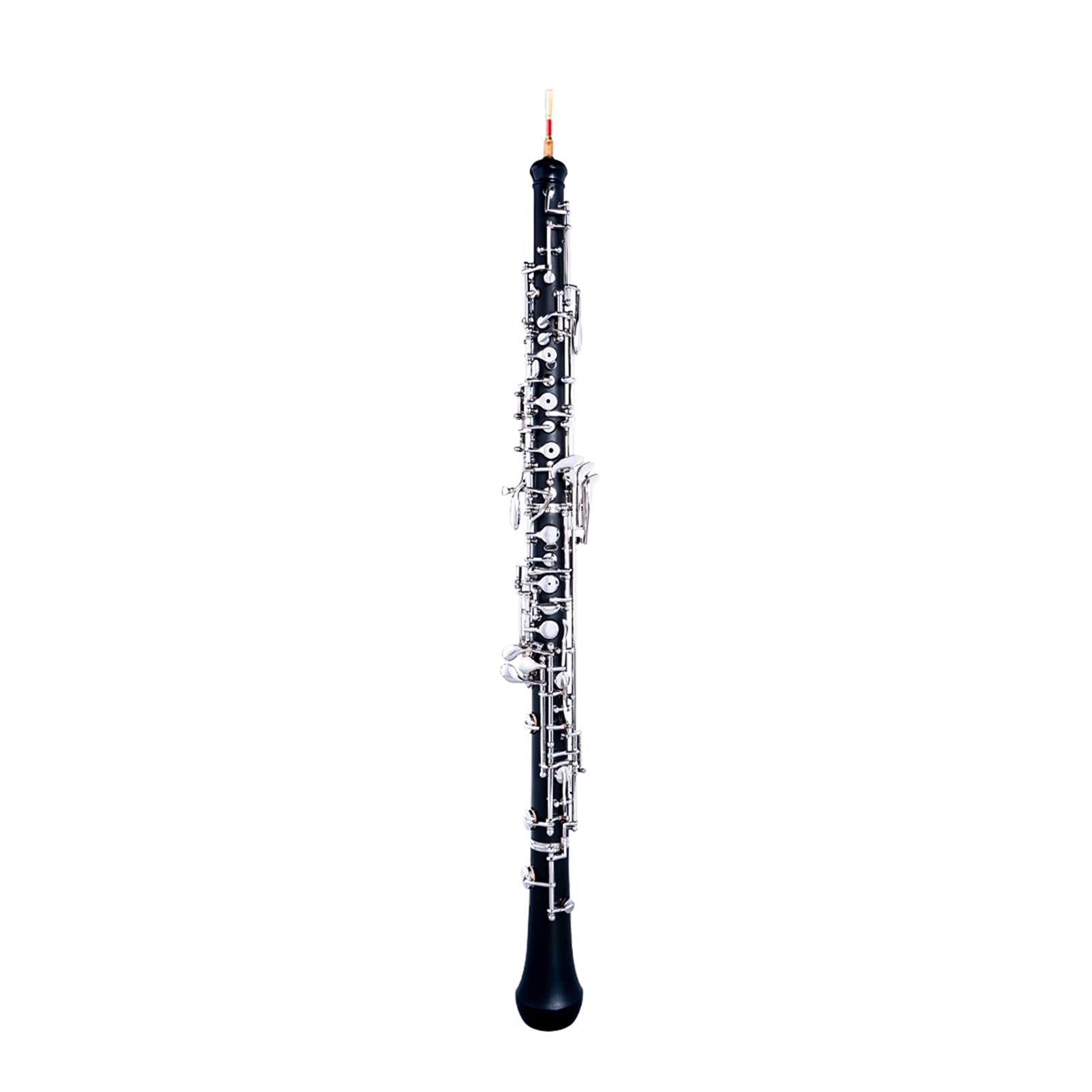 Strumento Oboe Key Professional C Keboe Style Style Semi- Automatico Tasti nichelato Strumento di Legno con Custodia in Pelle di Guanti ad Oboe Reed Principiante di Oboe