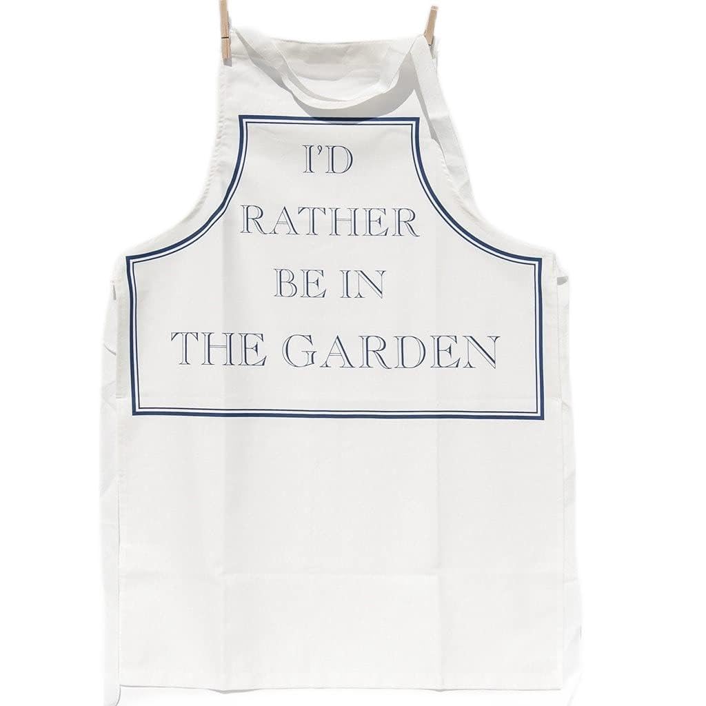 Stubbs Mugs White I'd Rather Be In The Garden Apron