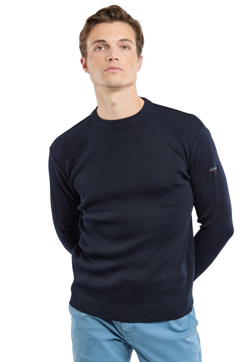 Armor Lux Dinan Men's Sweater - Blue - Large
