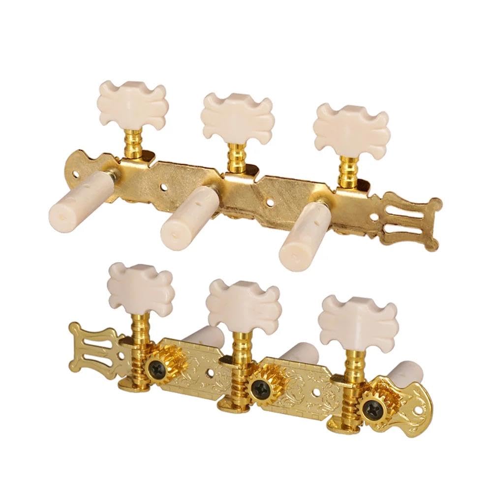 1 paio di corde per chitarra classica dorate perni sintonizzatori chitarra paletta parti metalliche accessori