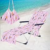 Matériau: Tissu en microfibre durable de haute qualité, très absorbant, résistant à la décoloration, doux et super absorbant pour longtemps. Housse de chaise longue lavable en machine et nettoyage à sec ou lavage doux à la main à l'eau froide.