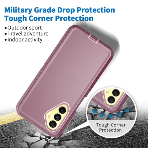 Coque Samsung Galaxy A17 5G antichoc robuste violette Defender 3 en 1 - 6