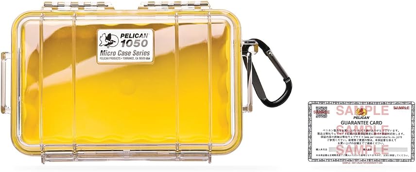 Pelican 1050 Micro Case Yellow/Clear