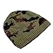 Home Prefer Men's Winter Outdoor Watch Hat Camo Knit Beanie Cap Army Green