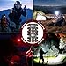 Northlet Headlamp Rechargeable 6Pack, 3000 Lumen Ultra-Light Bright Headlamp Flashlight with White Red Light, LED Headlight Motion Sensor, 5+5 Mode for Outdoor Camping Fishing Running Hiking (6)