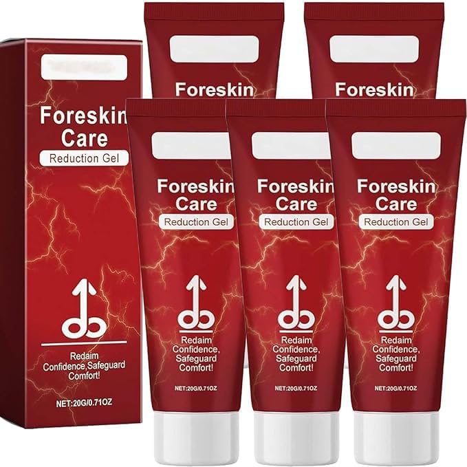 MaleGuard ForeskinCare Reduction Gel, Bruteco Redundant Prepuce Corrector Gel,Male Foreskin Correction Gel Foreskin Phimosis, Correction Gel for Excessive Foreskin Men's Health (5 pcs)