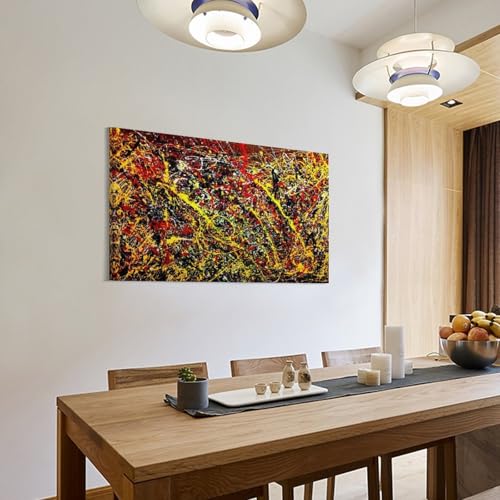 Jackson Pollock Convergence poster toile pour raviver un mur terne