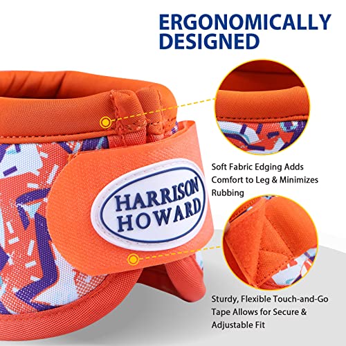 Image of Harrison Howard Horse Bell Boots Overreach Bell Boots No-Turn Bell Boots for Horse-Durable Protective Hoof Boot