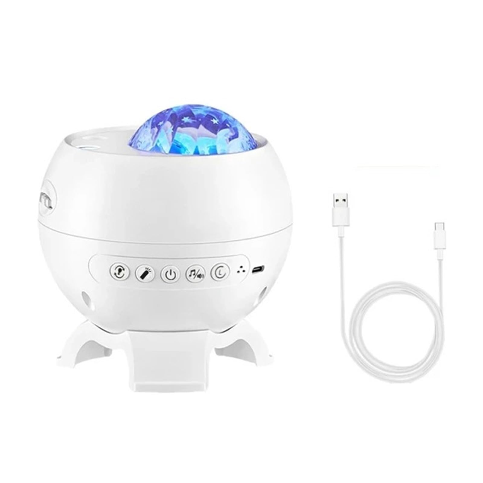 TRDEWR Northern Lights Starry Sky Galaxy Projector Night Light Aurora Star Moon Lamp Home Gaming Room Bedroom Decoration Kids Gift Create an Atmosphere(USB Plugged in)