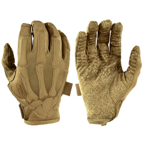 TACLAB Reaper Marine Skeleton Gloves - Thin and Lightweight for Airsoft, Paintball, Cycling, Motorcycle, Multipurpose (Medium)