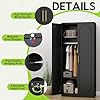 UNICOLY Armoire Wardrobe Closet with Doors, 71'' W... #4