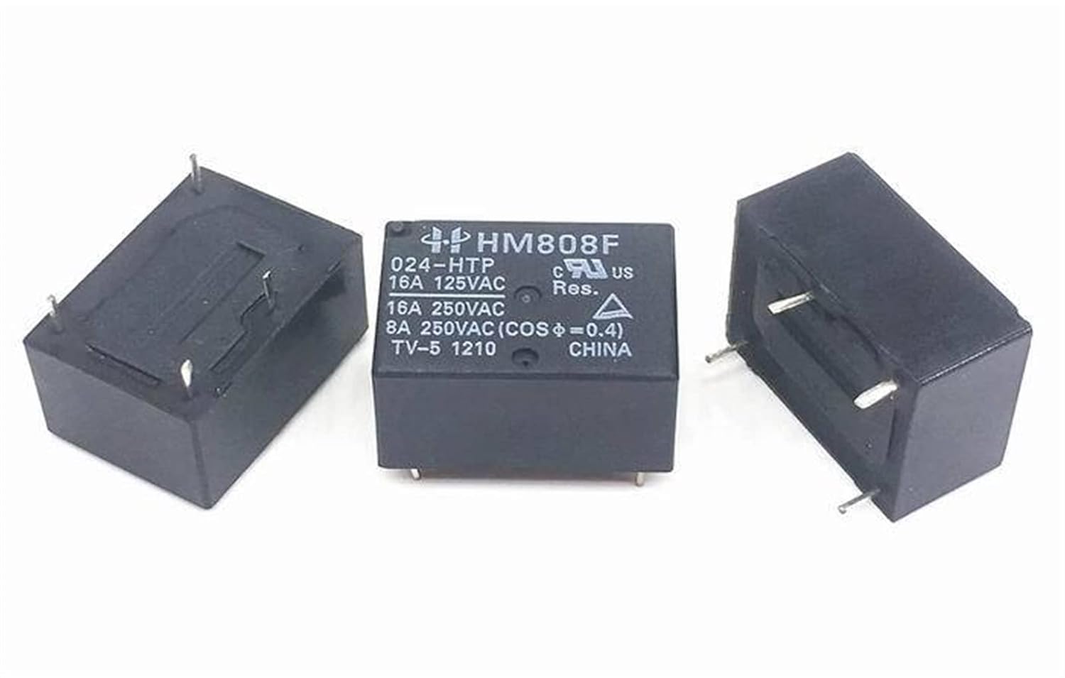 New HM808F 012-HSTP ; 024-HTP Relay 4pins(HM808F 012-HSTP(555))