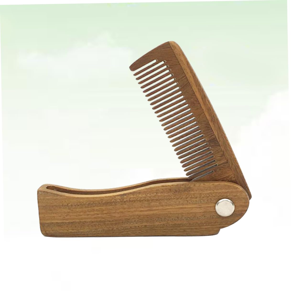 VICASKY 1Pc Mini Beard Comb Portable Foldable Hair and Beard Comb for Men Women and Travel Friendly Design for Smooth Tangle Styling Natural Skin Friendly for Comfortable Scalp Massage