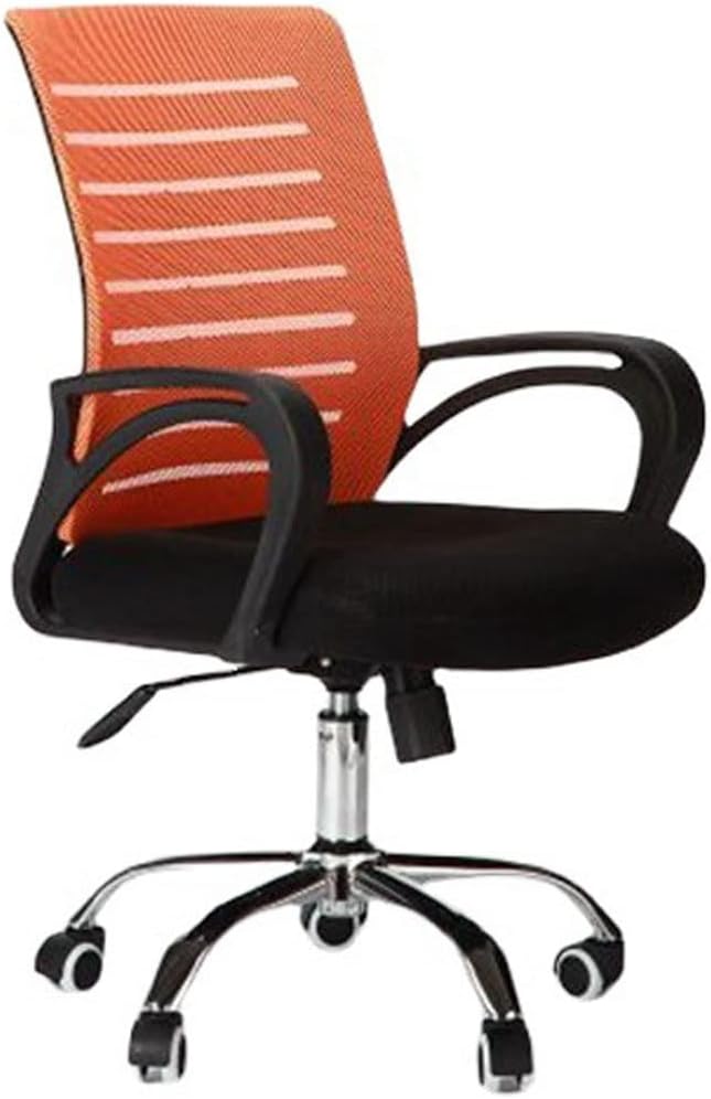 Comfortable Desk Chair Office Computer Chair Swivel Back Seat Lift Conference Room Chair Desk Chair Leisure Chair Employee Chair Office Chair Home Office Desk Chairs(B)