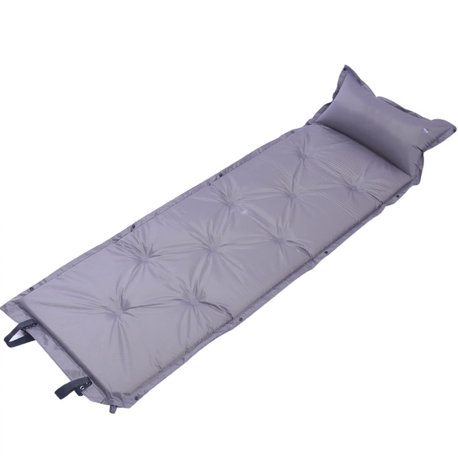 Il Campeggio all'aperto può Essere impiombato Tappetino Gonfiabile Automatico Tappetino da Campeggio per Picnic allargato e Ispessito (Gray)