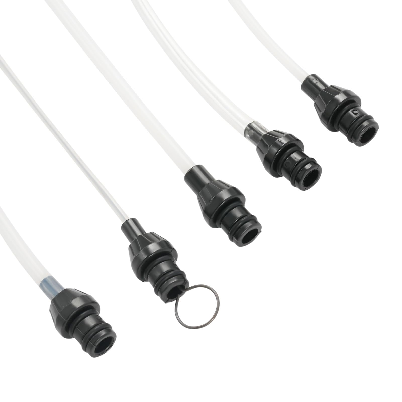 5,3L Manual Neumática, Extractor de Líquidos, Cambiador de Aceite, Bomba de Cambio de Aceite Bomba de Extracción de Líquidos con 4 Mangueras, 22,5 x 52 cm, para Aceite de Motor de Transmisión de