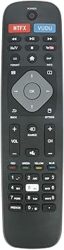New Replaced Remote Compatible for Philips 4K Ultra HD Smart LED TV