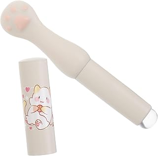 Silicone Cat's Claw Lip Brush with Cap Reusab...