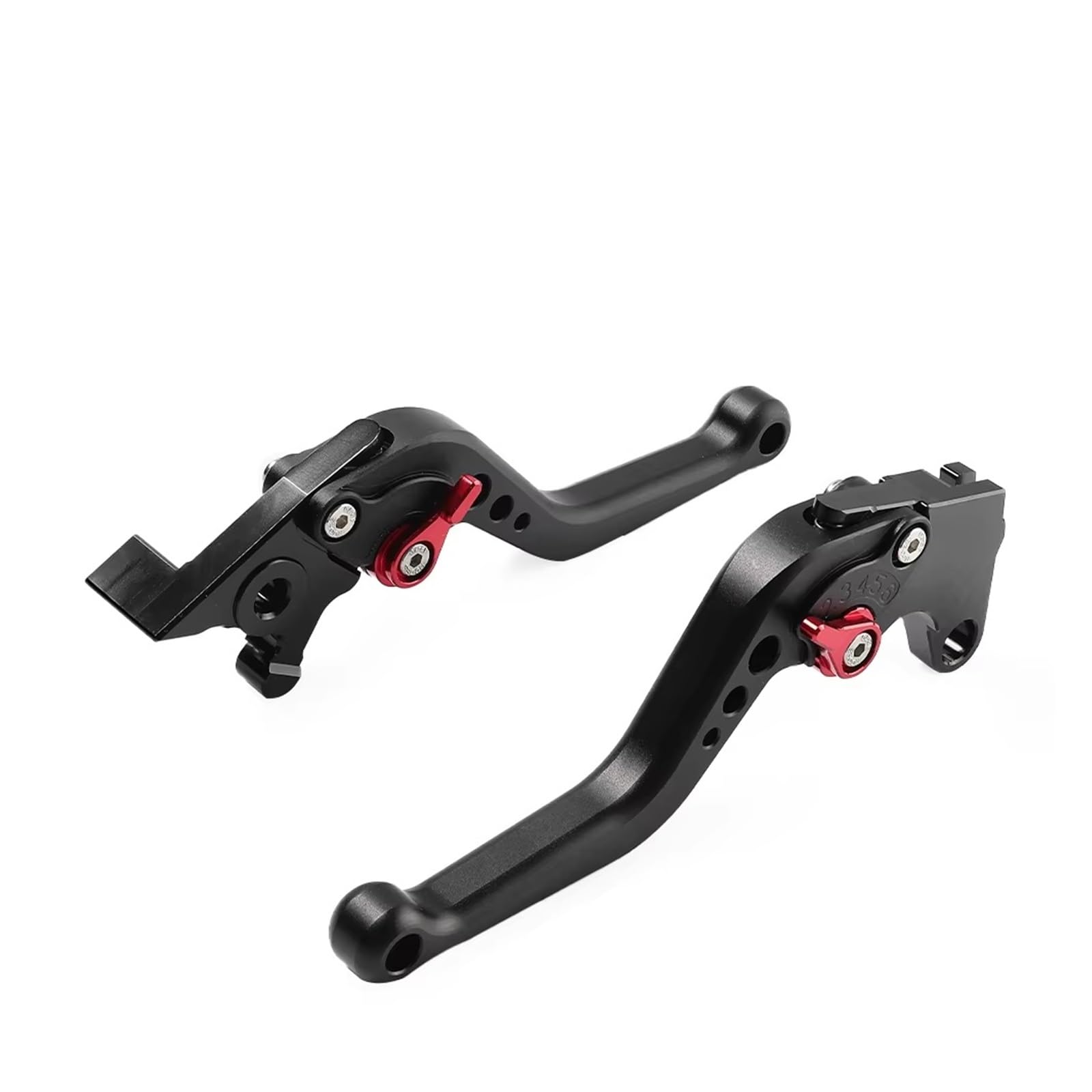 Für Y&amaha MT125 MT-125 YZF-R125 YZF R125 MT 125 XSR125 2016-2024 Kurzer Griff Einstellbarer Bremshebel Kupplungshebel Handhebel Motorrad Brems Kupplung Shebel(Schwarz)