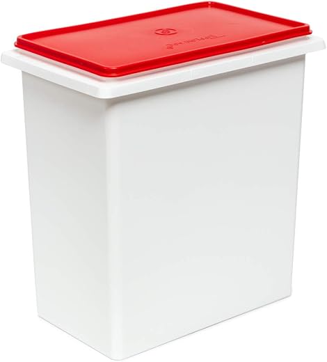 Tupperware Plastic Rice Keeper, 10Kg 1Pc,Multicolor