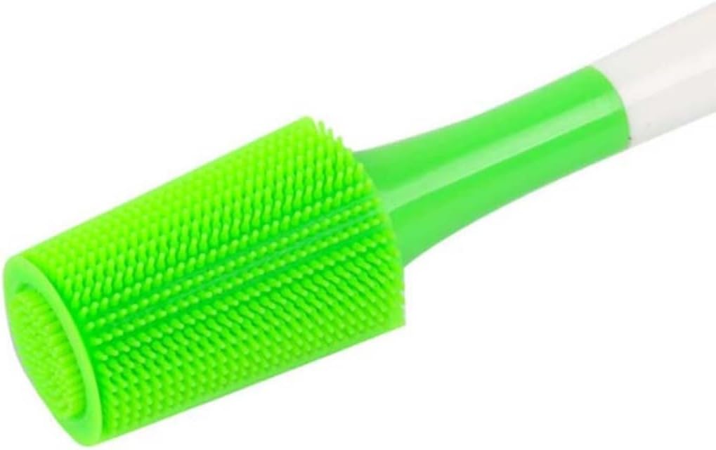 Garneck Silicone Bottle Cleaning Brush with Long Handle Multifunctional Kitchen Brush Designed to Clean Hard-to-Reach Areas for Home and Kitchen Use Random Random Color
